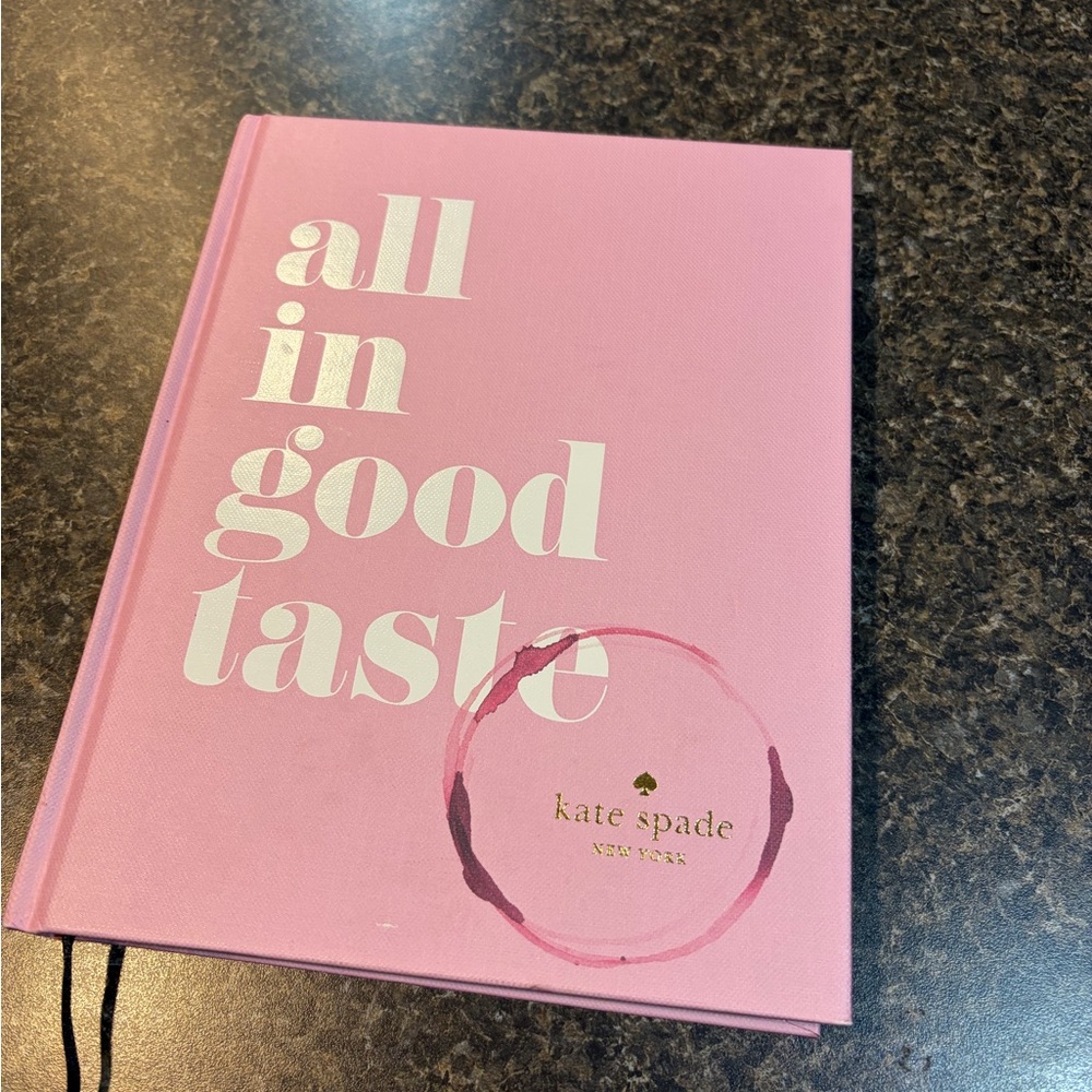 Kate spade all in good taste book